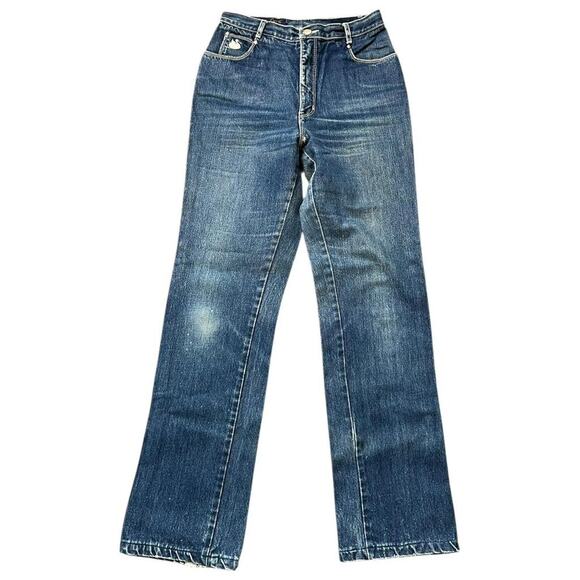 Gloria Vanderbilt Vintage Y2K High Rise Straight Leg Jeans - 4/6 - Picture 1 of 8